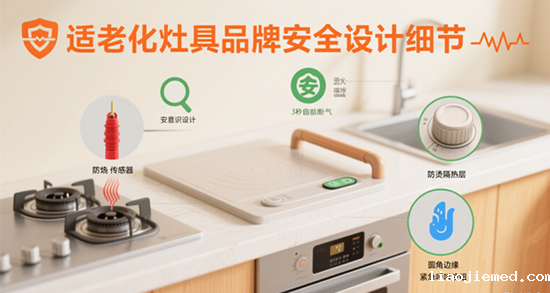 银发族专属：适老化灶具品牌安全设计细节