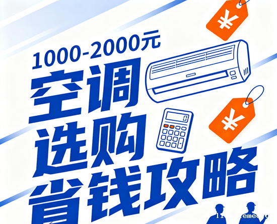 1000-2000元空调品牌清单：打工族省钱攻略