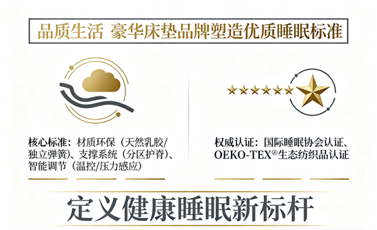 品质生活：豪华床垫品牌塑造优质睡眠标准