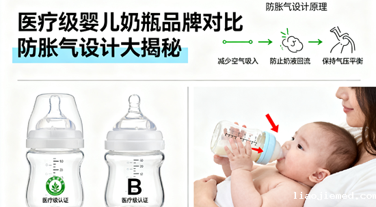 医疗级婴儿奶瓶品牌对比：防胀气设计大揭秘
