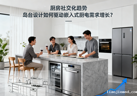 厨房社交化趋势：岛台设计如何驱动嵌入式厨电需求增长？